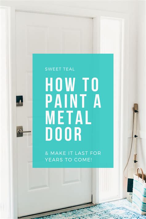 how to paint a metal house door|painting a metal door interior.